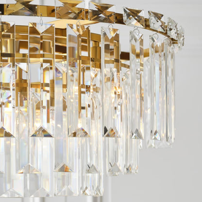 Visual Comfort Arden 16 Light 33" Wide Crystal Waterfall Chandelier