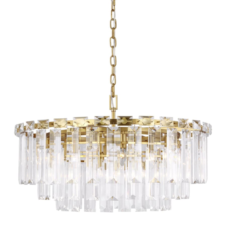 Visual Comfort Arden 16 Light 33" Wide Crystal Waterfall Chandelier