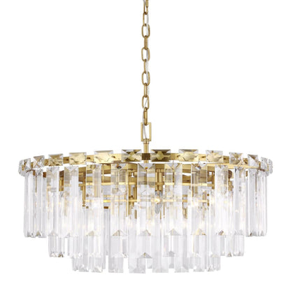 Visual Comfort Arden 16 Light 33" Wide Crystal Waterfall Chandelier