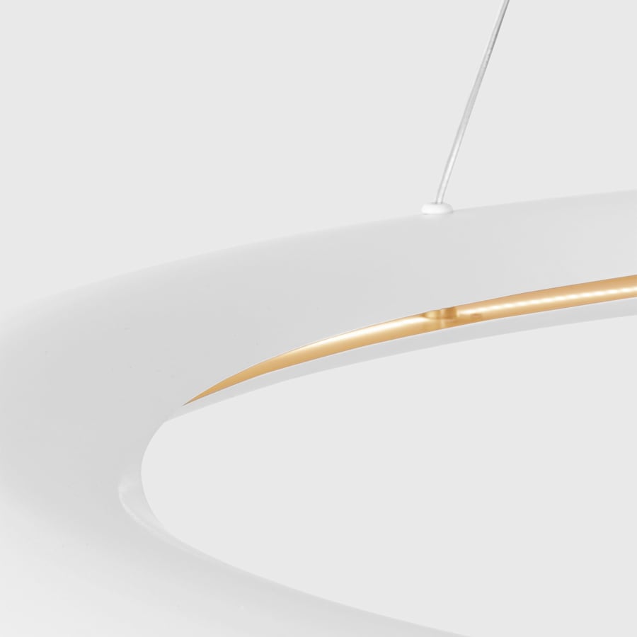Visual Comfort Cielo 42" Wide LED Ring Chandelier