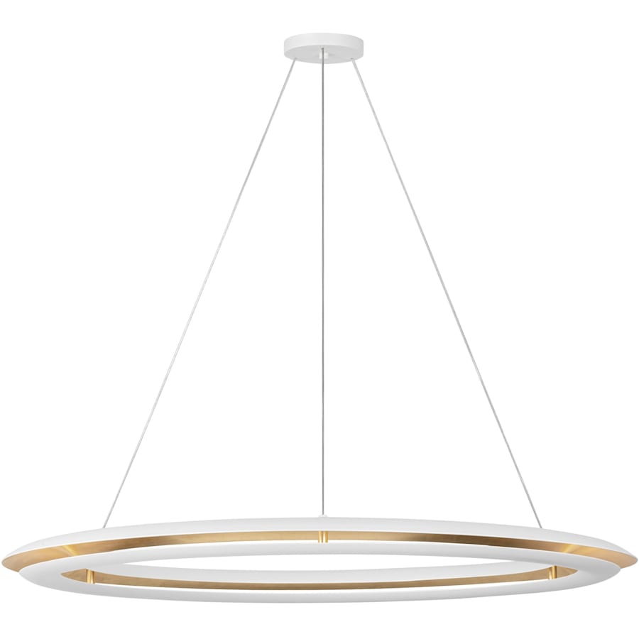 Visual Comfort Cielo 42" Wide LED Ring Chandelier