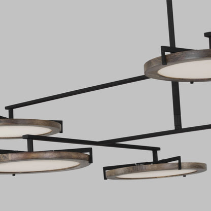 Visual Comfort Shuffle 29" Wide LED Chandelier