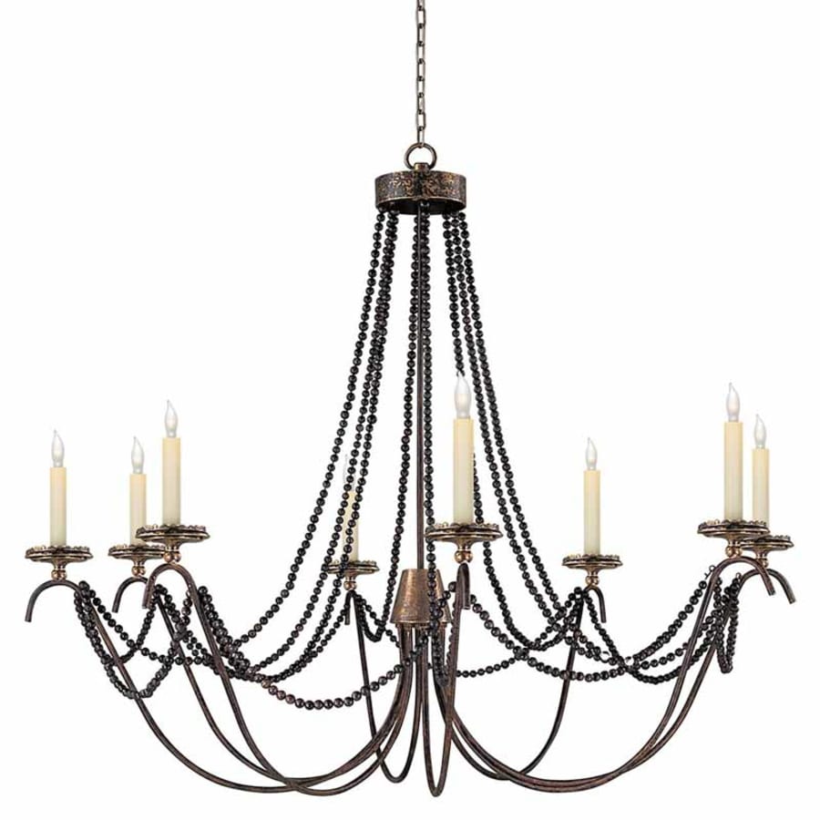 Visual Comfort Marigot 44" Candle Style Chandelier by E. F. Chapman
