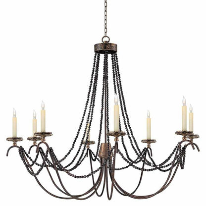 Visual Comfort Marigot 44" Candle Style Chandelier by E. F. Chapman