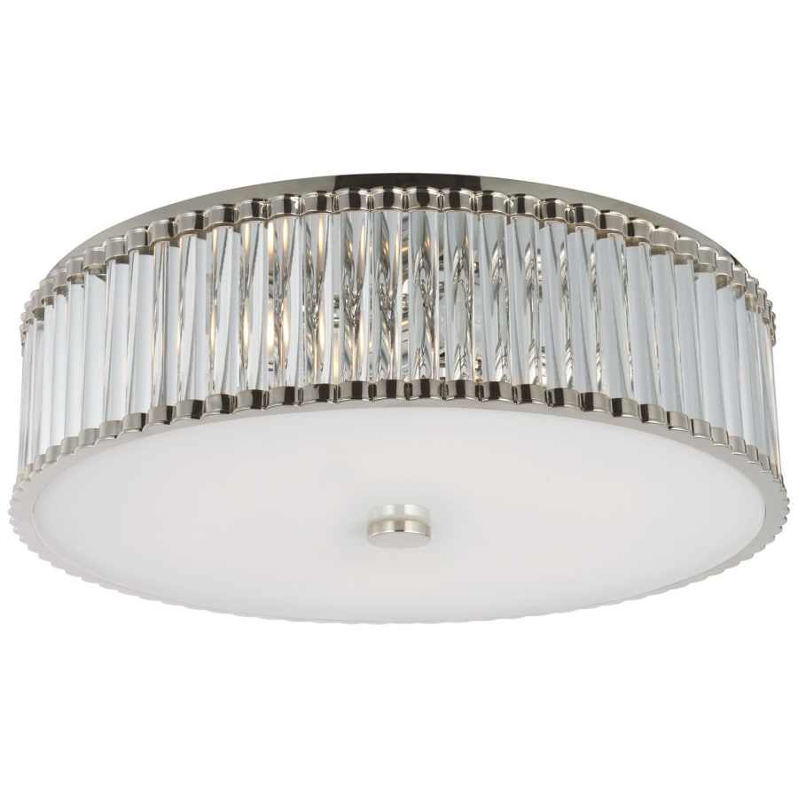 Visual Comfort Kean 6 Light 24" Wide Flush Mount Drum Ceiling Fixture