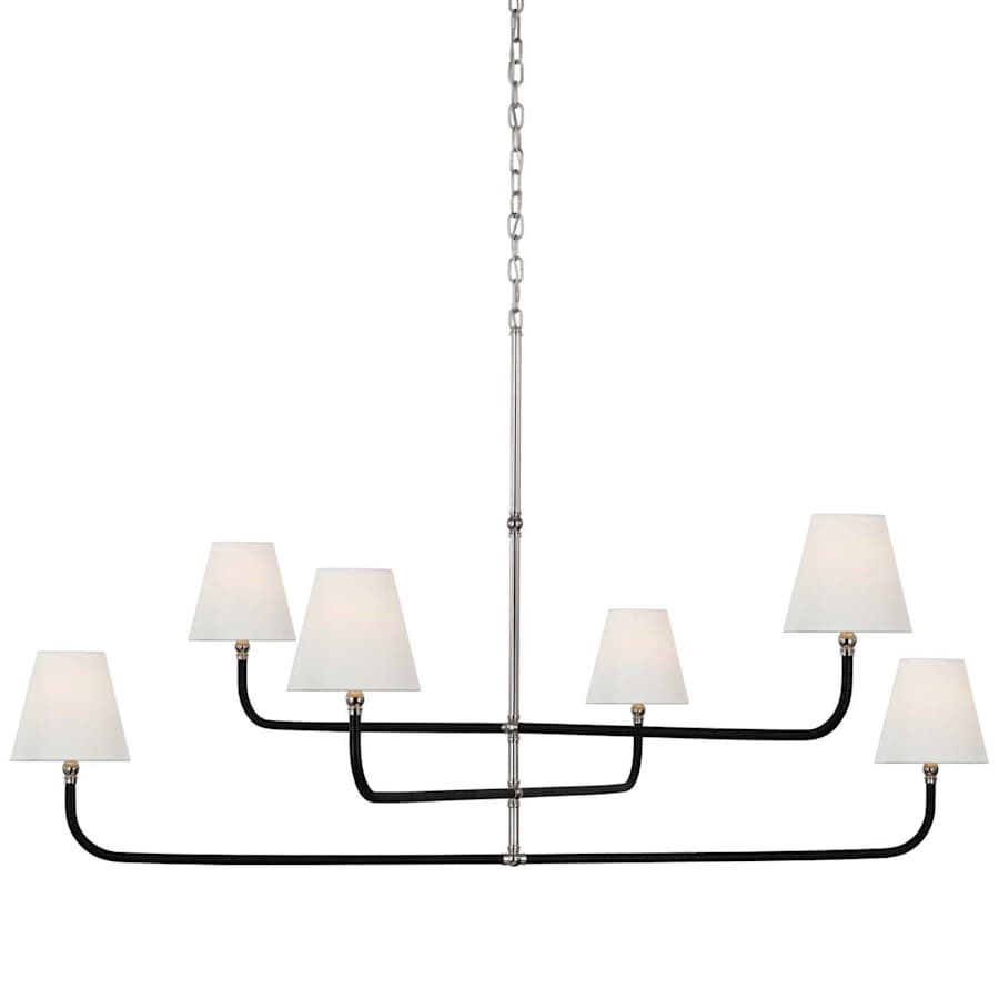 Visual Comfort Basden 6 Light 60" Wide Chandelier