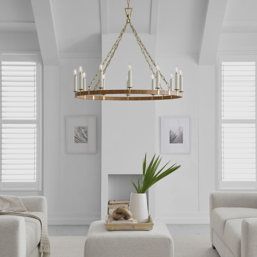 Visual Comfort Darlana 12 Light 40" Wide Candle Style Chandelier