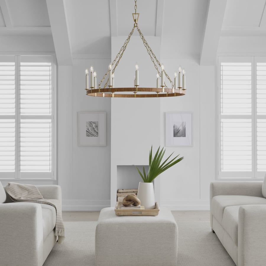 Visual Comfort Darlana 12 Light 40" Wide Candle Style Chandelier