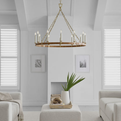 Visual Comfort Darlana 12 Light 40" Wide Candle Style Chandelier