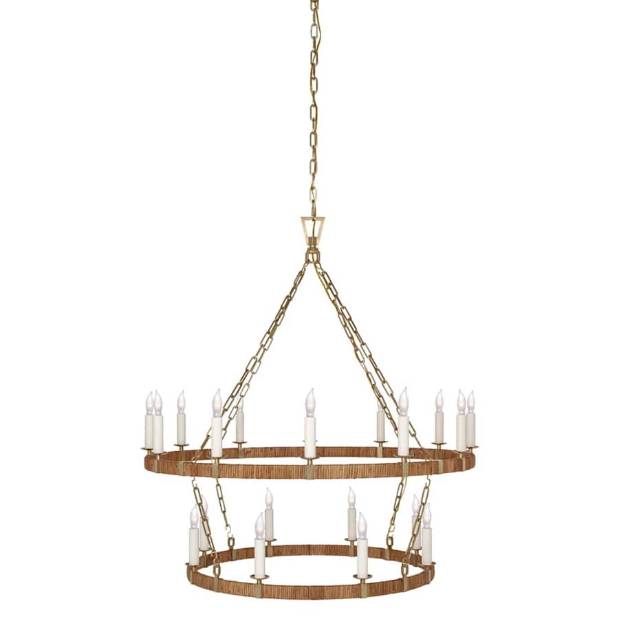 Visual Comfort Darlana Wrapped 20 Light 40" Wide Taper Candle Style Chandelier