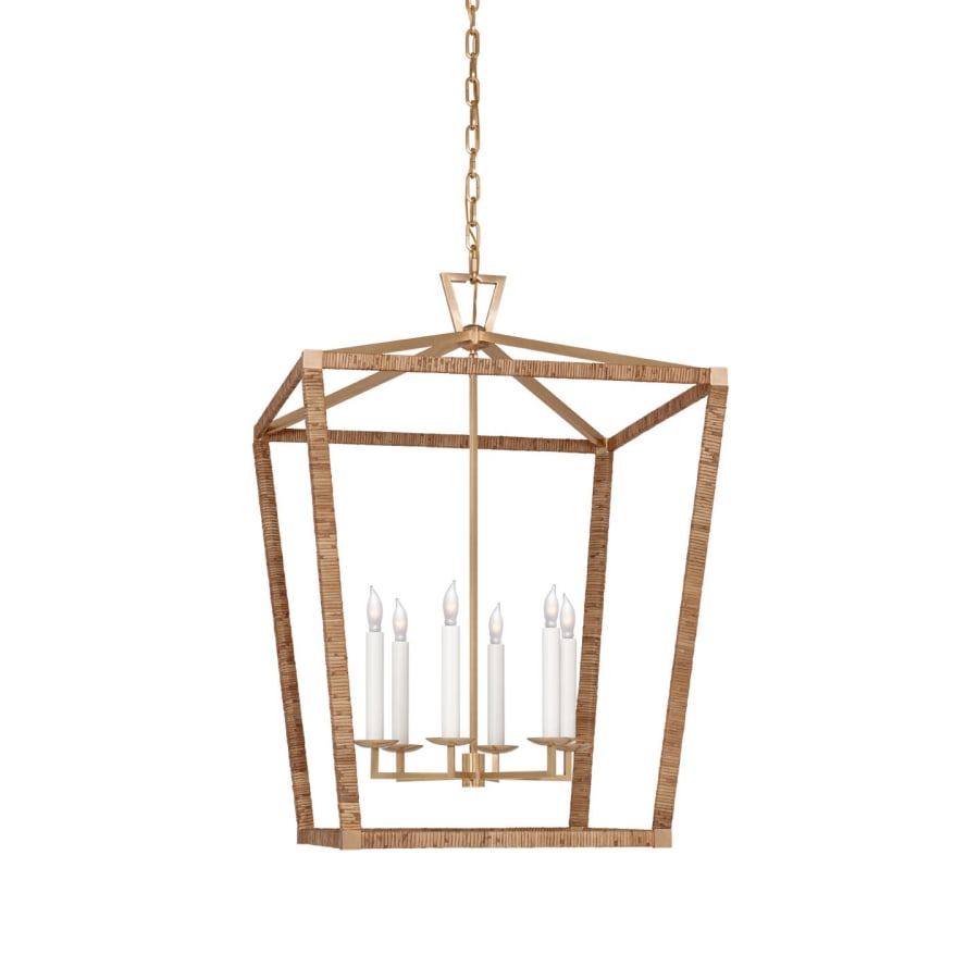 Visual Comfort Darlana 6 Light 29" Wide Lantern Chandelier