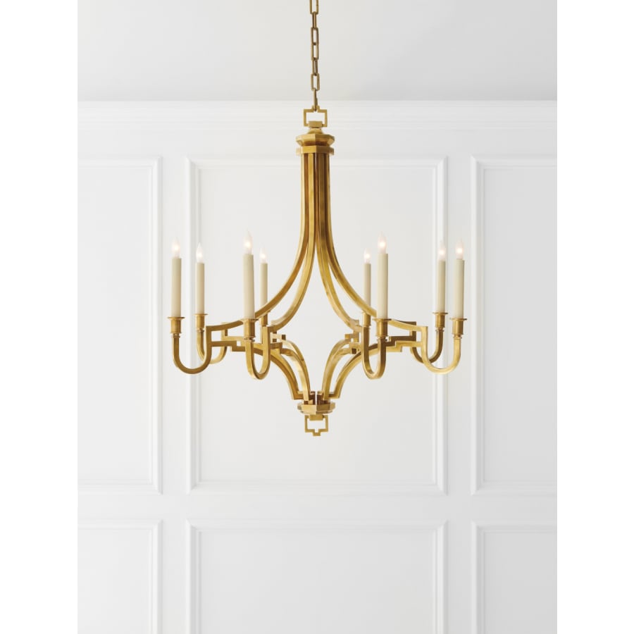 Visual Comfort Mykonos 28" Small Chandelier by E. F. Chapman