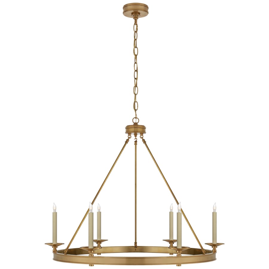 Visual Comfort Launceton 36" Candle Style Chandelier by E. F. Chapman