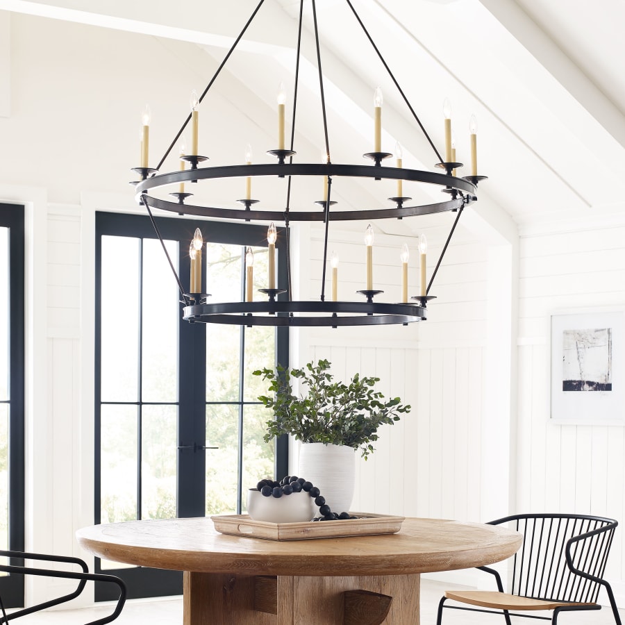 Visual Comfort Launceton 53" Grande Two Tiered Chandelier by Champan & Myers