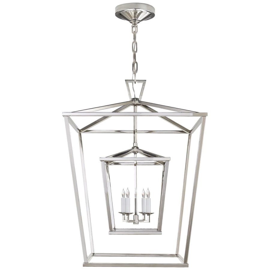 Visual Comfort Darlana 24" Large Double Cage Lantern by E. F. Chapman