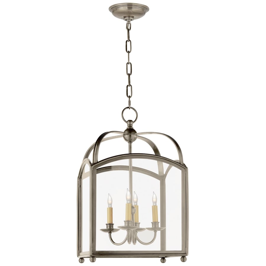 Visual Comfort Arch Top 14" Small Lantern with Clear Glass by E. F. Chapman