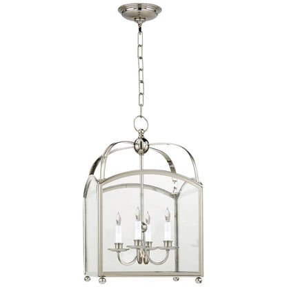 Visual Comfort Arch Top 14" Small Lantern with Clear Glass by E. F. Chapman