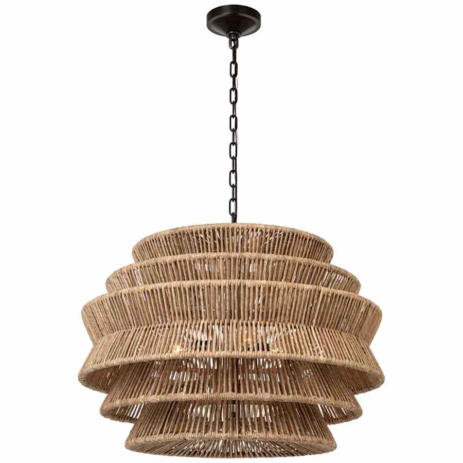 Visual Comfort Antigua 3 Light 30" Wide Waterfall Chandelier
