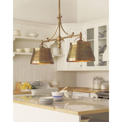 Visual Comfort Sloane 54" Shaded Chandelier by E. F. Chapman