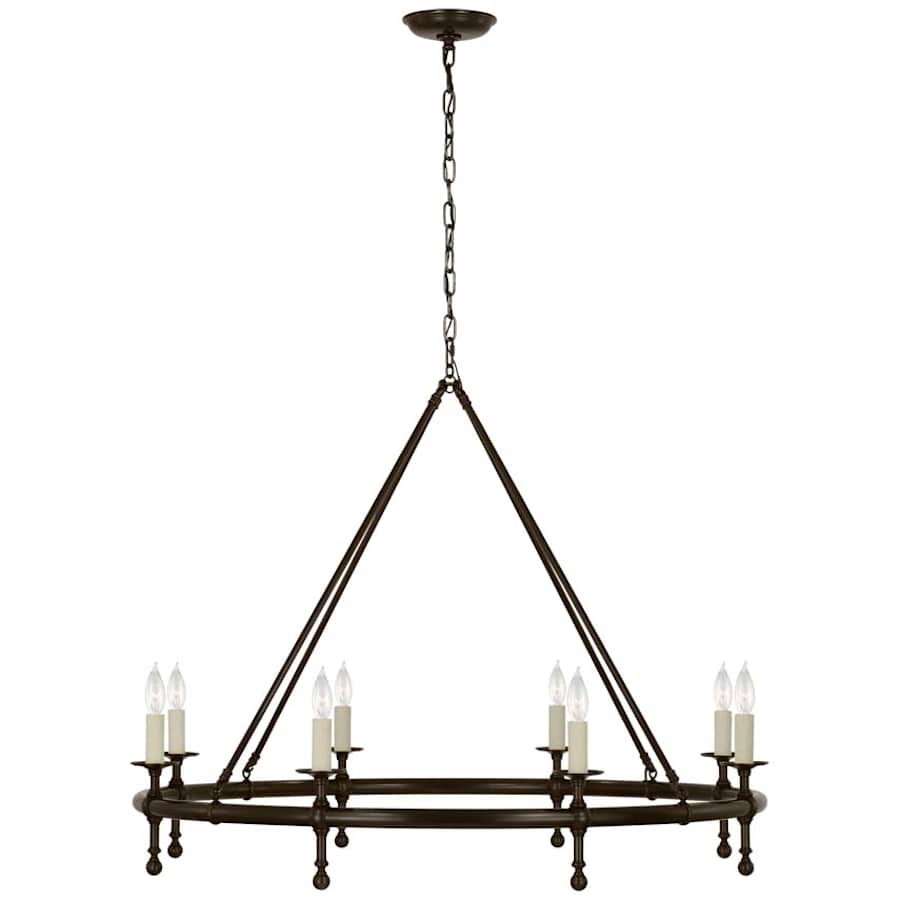 Visual Comfort Classic 8 Light 43" Wide Taper Candle Style Chandelier