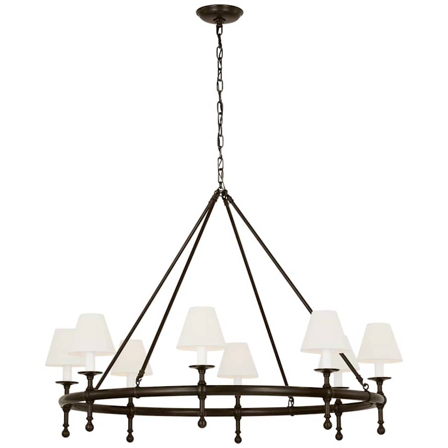 Visual Comfort Classic 8 Light 43" Wide Taper Candle Style Chandelier