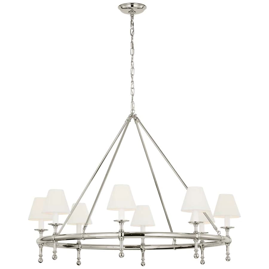 Visual Comfort Classic 8 Light 43" Wide Taper Candle Style Chandelier