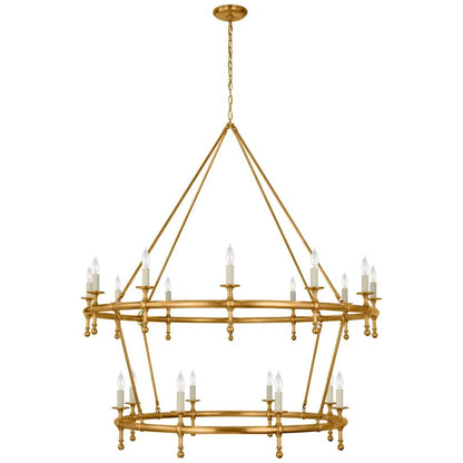 Visual Comfort Classic 20 Light 55" Wide Taper Candle Style Chandelier