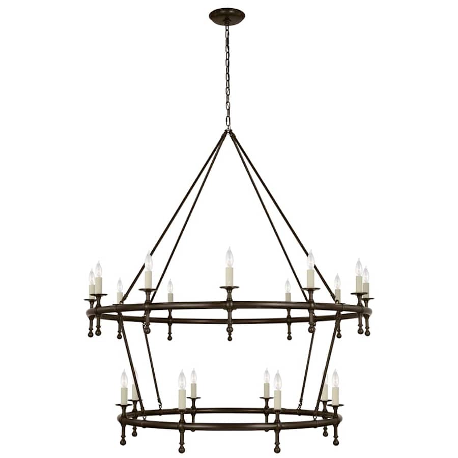Visual Comfort Classic 20 Light 55" Wide Taper Candle Style Chandelier