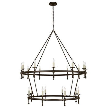 Visual Comfort Classic 20 Light 55" Wide Taper Candle Style Chandelier