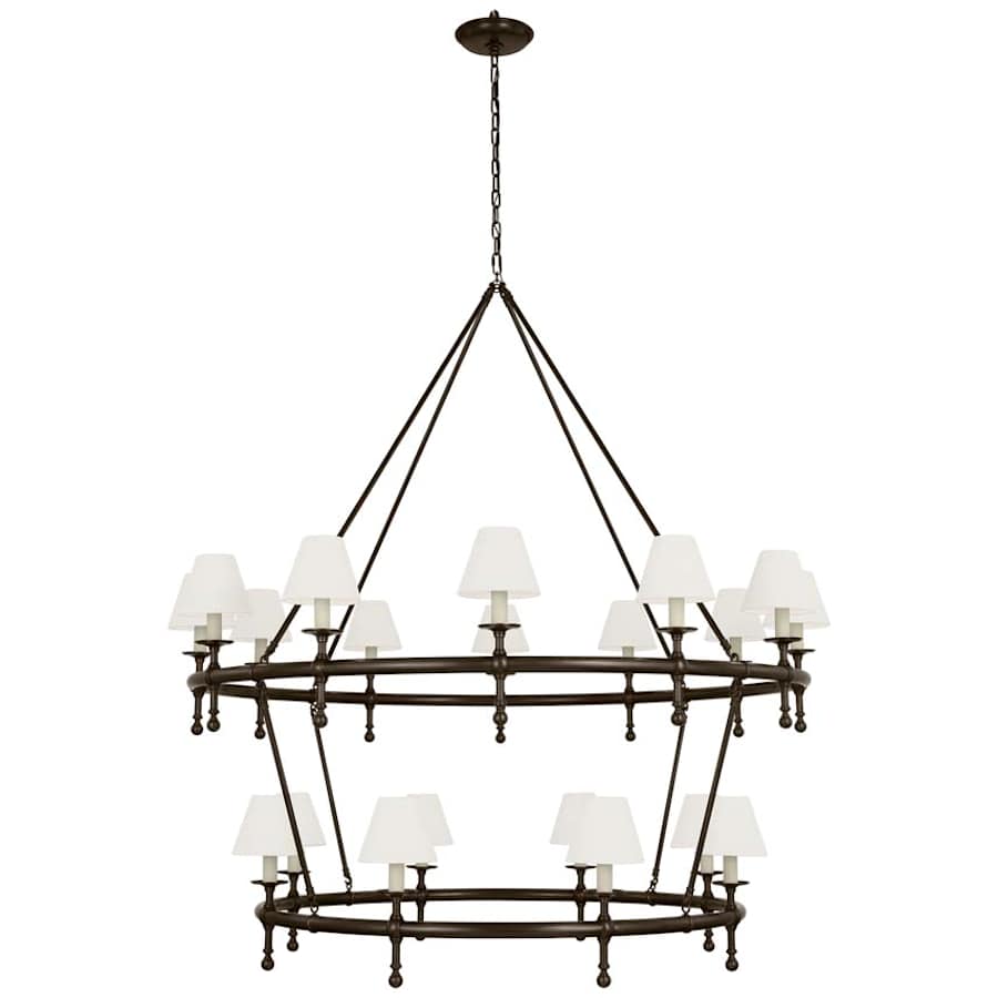 Visual Comfort Classic 20 Light 55" Wide Taper Candle Style Chandelier