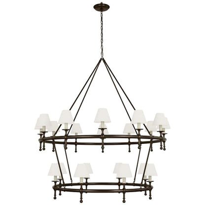 Visual Comfort Classic 20 Light 55" Wide Taper Candle Style Chandelier