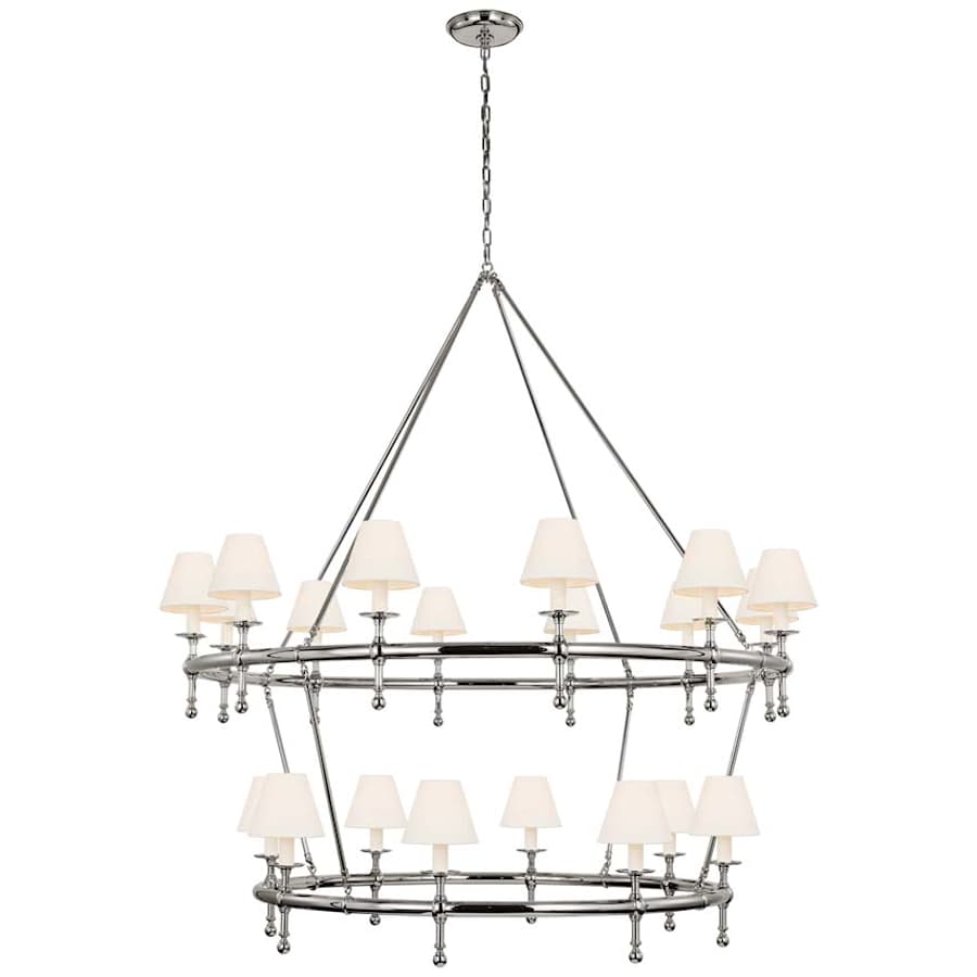 Visual Comfort Classic 20 Light 55" Wide Taper Candle Style Chandelier
