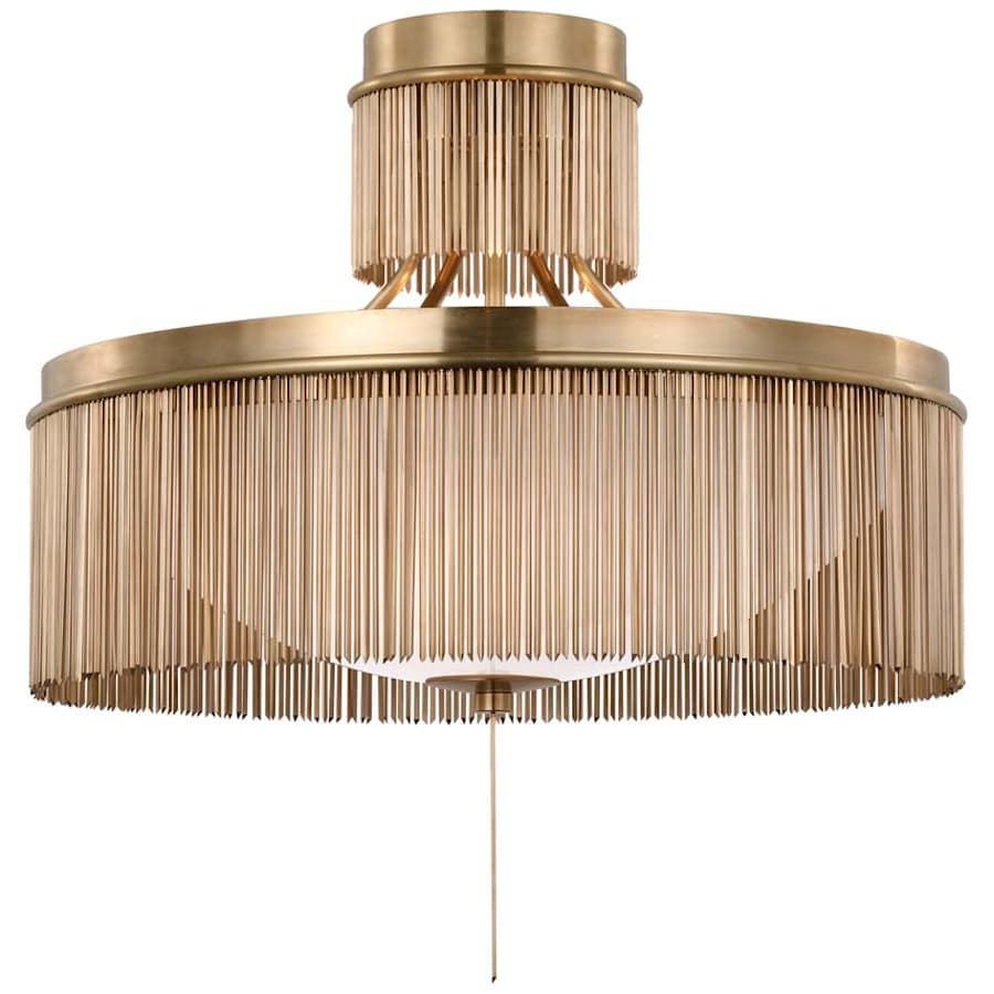 Visual Comfort Sutton 3 Light 21" Wide Flush Mount Bowl Ceiling Fixture