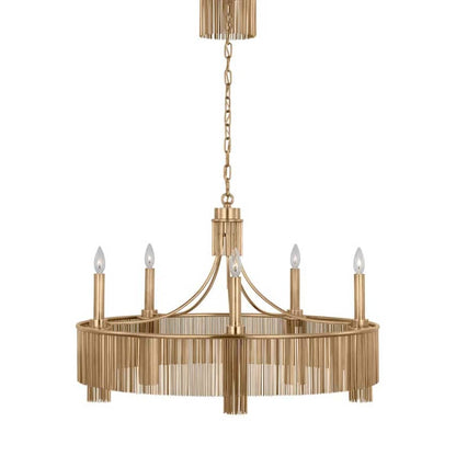 Visual Comfort Sutton 5 Light 35" Wide Taper Candle Style Chandelier