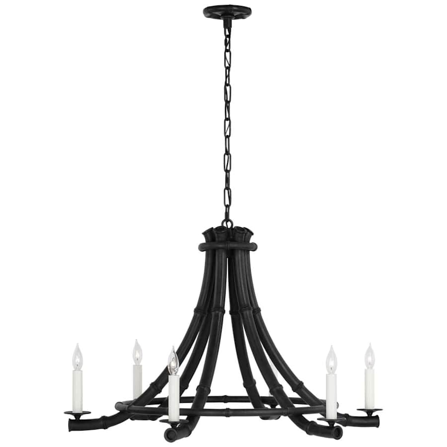 Visual Comfort Alana 6 Light 39" Wide Taper Candle Style Chandelier