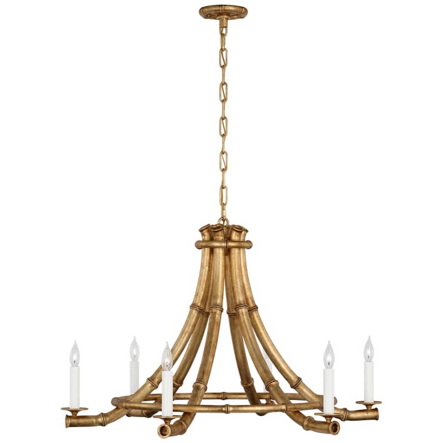 Visual Comfort Alana 6 Light 39" Wide Taper Candle Style Chandelier