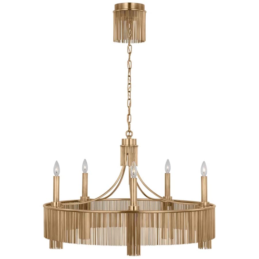 Visual Comfort Sutton 5 Light 35" Wide Taper Candle Style Chandelier