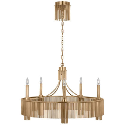 Visual Comfort Sutton 5 Light 35" Wide Taper Candle Style Chandelier
