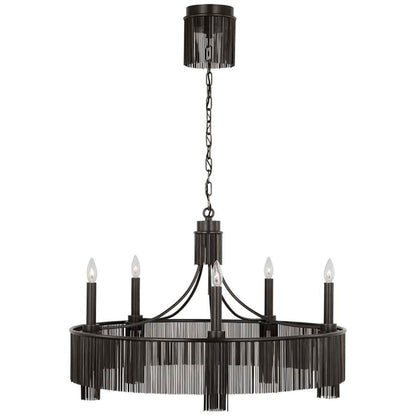 Visual Comfort Sutton 5 Light 35" Wide Taper Candle Style Chandelier