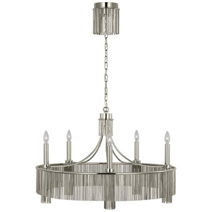 Visual Comfort Sutton 5 Light 35" Wide Taper Candle Style Chandelier