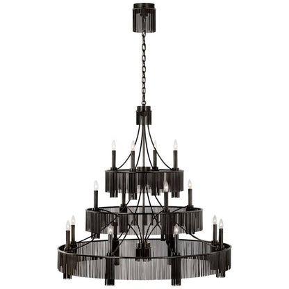 Visual Comfort Sutton 16 Light 51" Wide Taper Candle Style Chandelier