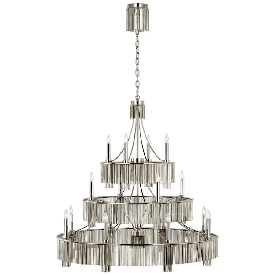 Visual Comfort Sutton 16 Light 51" Wide Taper Candle Style Chandelier
