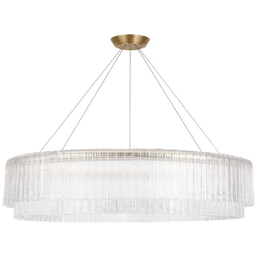 Visual Comfort Maderno 49" Wide LED Ring Chandelier