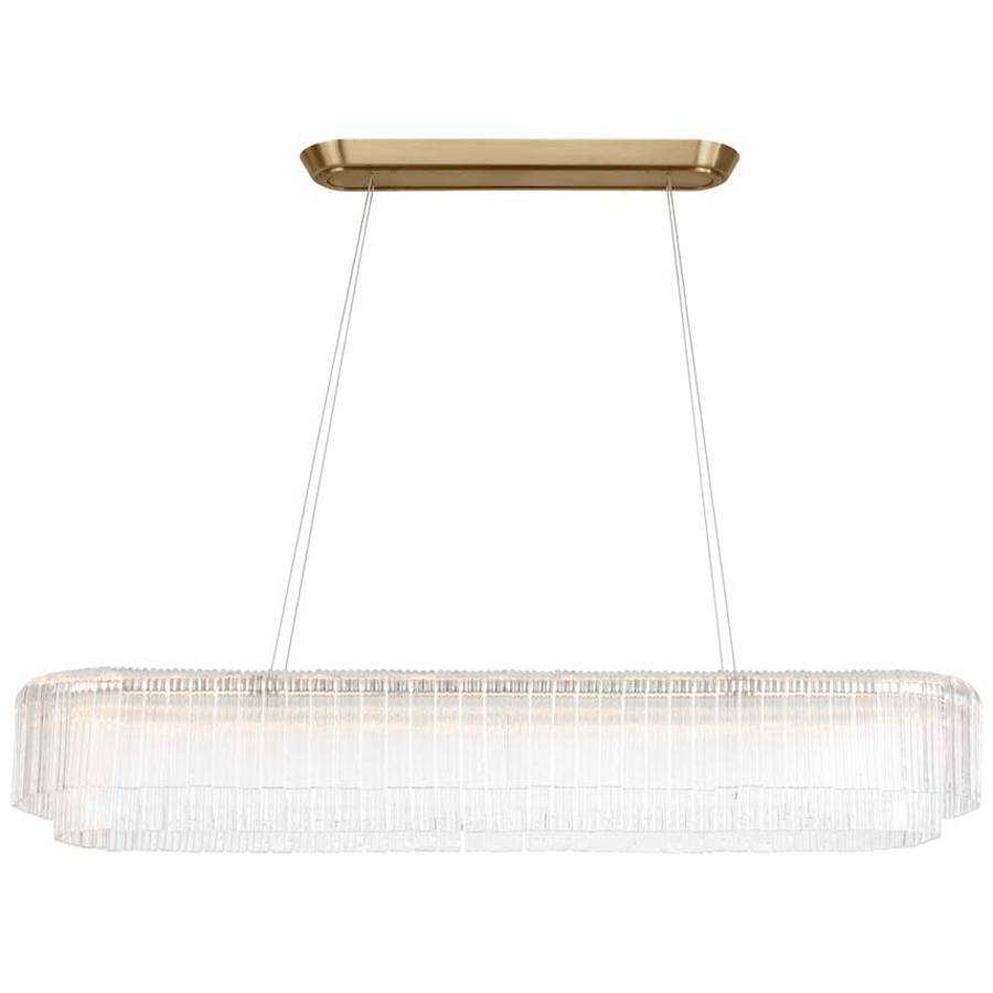 Visual Comfort Maderno 55" Wide LED Linear Chandelier