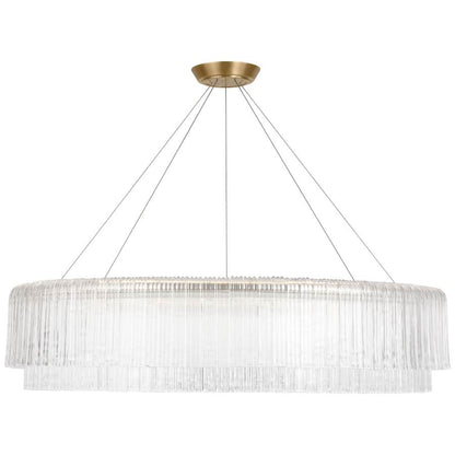 Visual Comfort Maderno 49" Wide LED Ring Chandelier