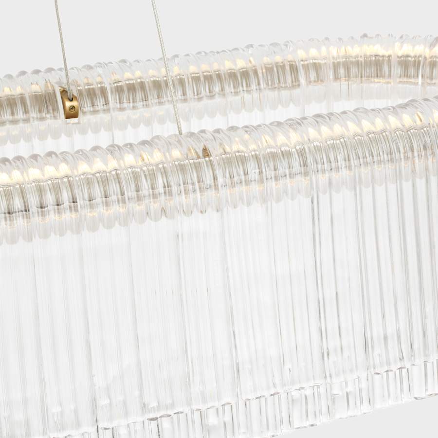 Visual Comfort Maderno 55" Wide LED Linear Chandelier