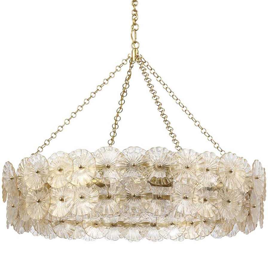 Visual Comfort Gianna 12 Light 36" Wide Ring Chandelier