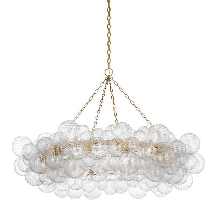 Visual Comfort Talia 12 Light 54" Wide Ring Chandelier
