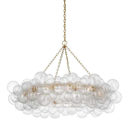 Visual Comfort Talia 12 Light 54" Wide Ring Chandelier
