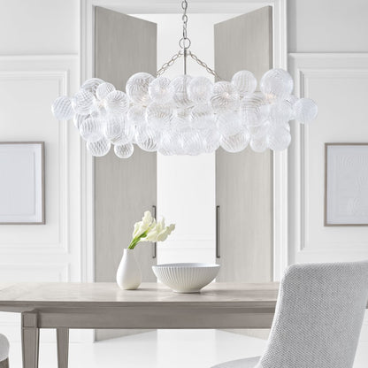 Visual Comfort Talia 8 Light 51" Wide Linear Chandelier